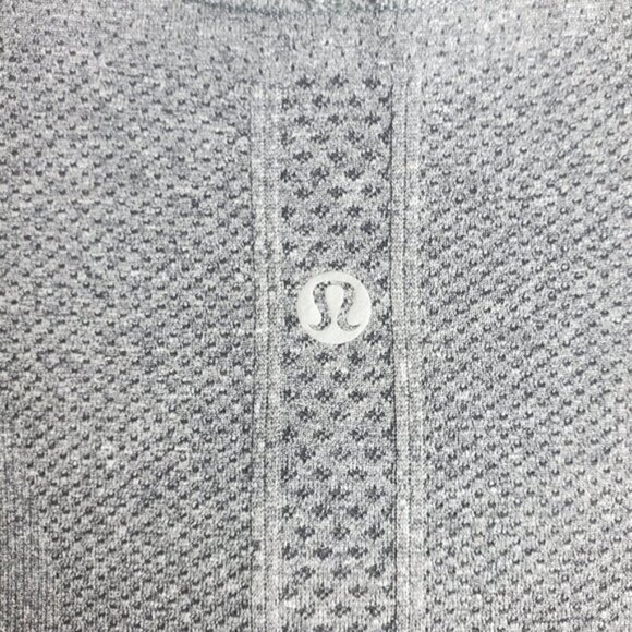 Lululemon Grey Swiftly Tech Short Sleeve Top Size 6 - Picture 4 of 6
